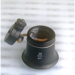 Lupa Zegarmistrzowska dwusoczewkowa  Z2-WG25_8x+Led